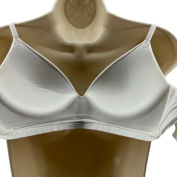 Victoria Secret The T-Shirt Lightly-Lined Wireless Bra White 36B - Picture 3 of 8